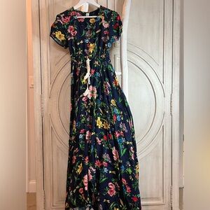Floral Women’s Dress - Navy Multicolor